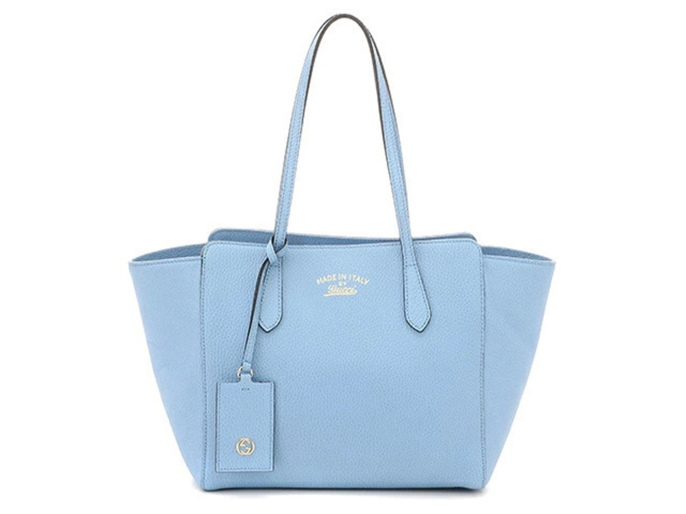 Gucci Swing Tote Bag Calfskin Blue